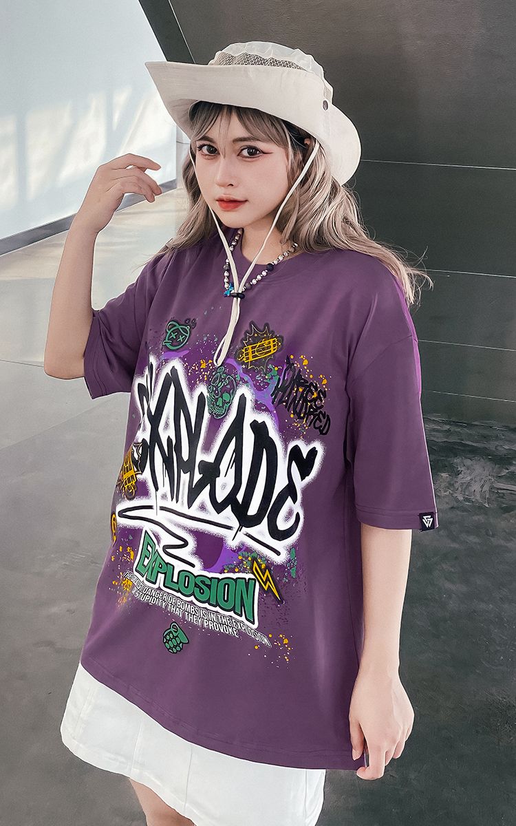 Explode T-Shirt In Purple