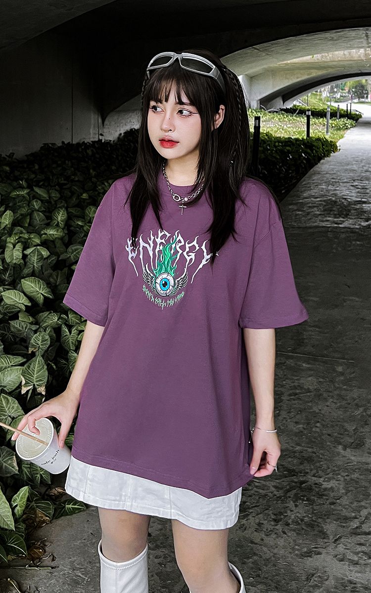 Eye Tee In Purple