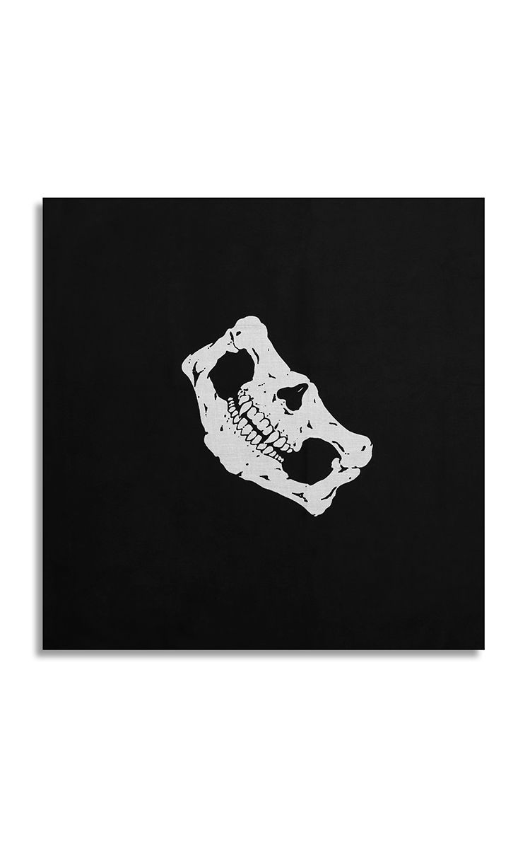 Skull Bandana In Black