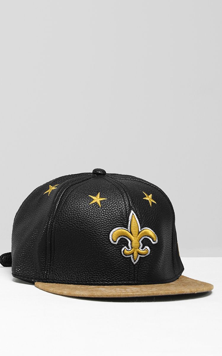 Saints Snapback In Black