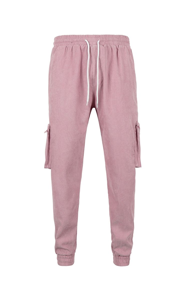 Jogger Pants With Side Pockets In Pink