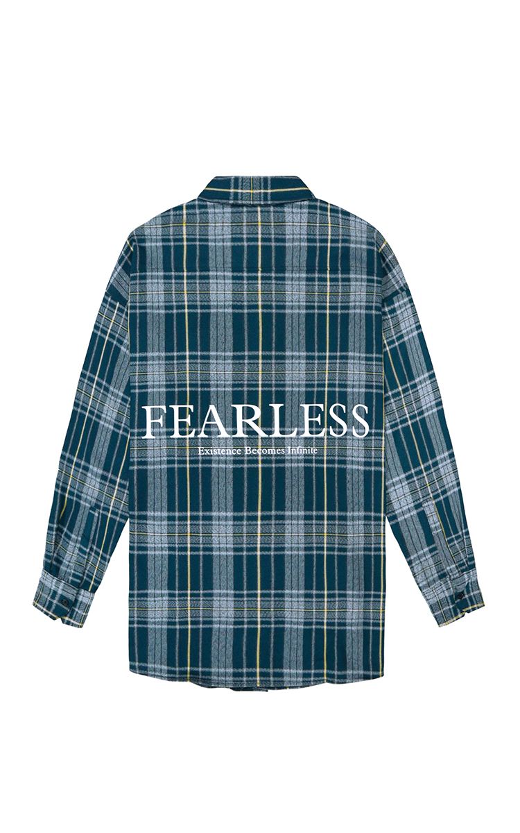 Fearless Flannel Shirt In Blue