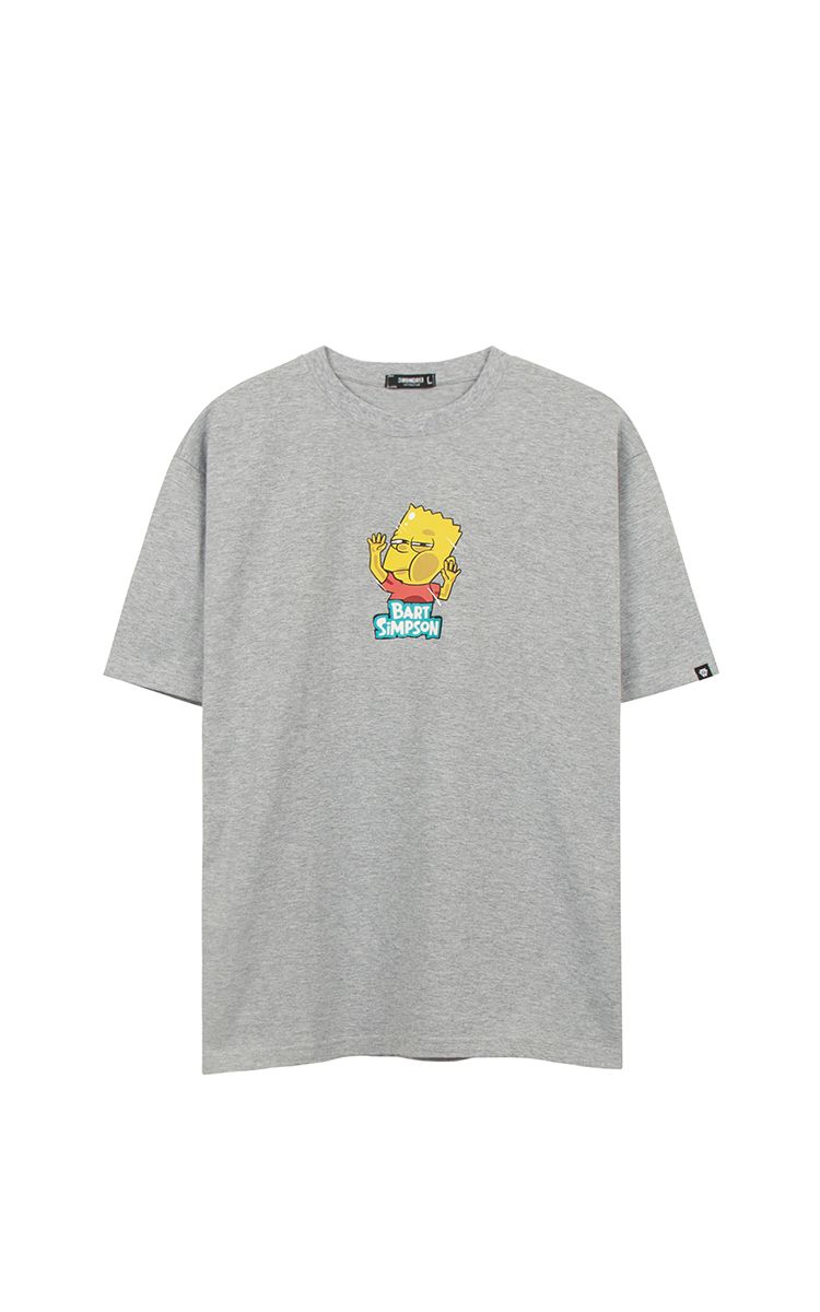 Bart Simpson Tee Grey