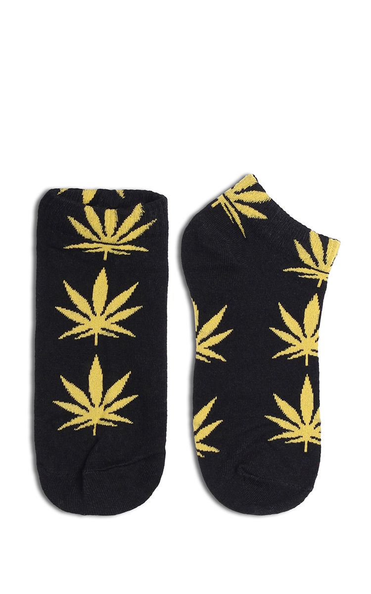 Stay Smokin Shoes Sock In Black