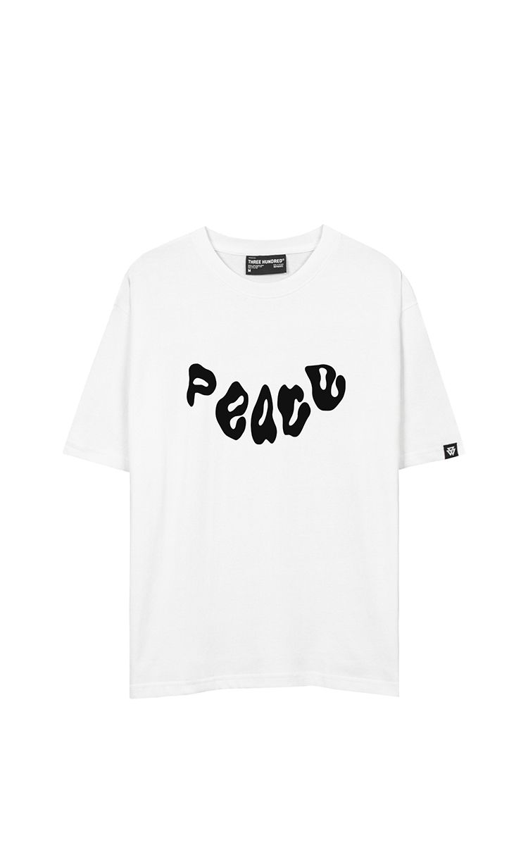 Peace Tee In White
