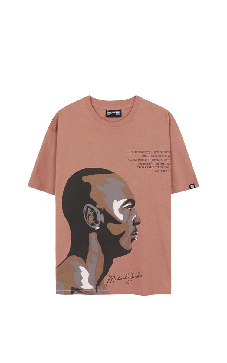 Michael Jordan Tee In Brown