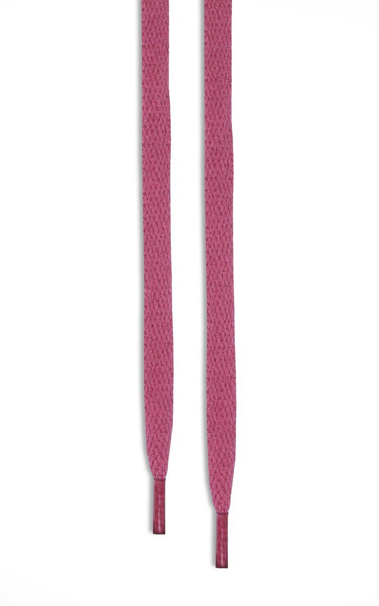 Flat Shoelaces In Dark Pink