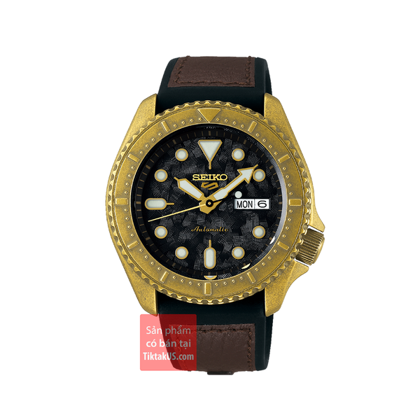 SRPE80 Đồng hồ nam Seiko 5 Sport 2020 phiên bản đặc biệt Bronze watch mạ đồng chống nước 100m