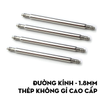 Chốt dây đồng hồ loại dầy 1.8mm spring bar nhiều size - bộ 10 chiếc.