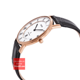 Orient kính Sapphire FGW0100EW0 Đồng hồ công sở dây da Rose Gold classic máy Quartz