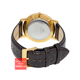 Orient kính Sapphire FGW0100FW0 Đồng hồ công sở dây da mạ vàng máy Quartz