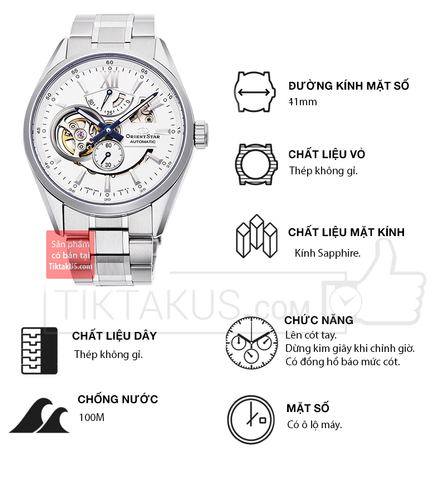 RE-AV0113S00B Đồng hồ đeo tay nam Orient Star Joker Made in Japan