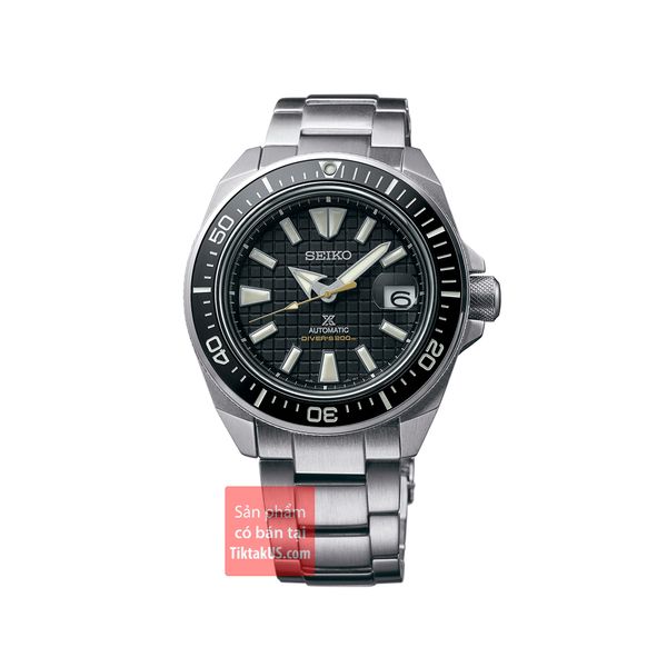 Đồng hồ nam SEIKO King Samurai  PROSPEX SRPE35K1 kính sapphire chống nước lặn 200m  bezel Ceramic