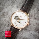 Đồng hồ nam Orient  RA-AS0102S10B Sun and Moon Open Heart 41mm Rose Gold