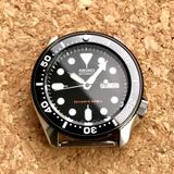 [BZ20] - Niềng Bezel - SKX007 Coin Edge - ĐEN BÓNG -Polished PVD Black-  cho  SEIKO SKX007 SKX009,SKX011 , seiko 5 sport 2019 CAL.7S26 CAL.4R35 PEPSI