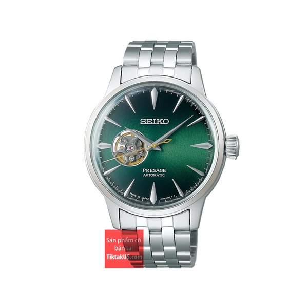 Đồng hồ nam cao cấp Seiko Presage Cocktail SSA441J1 Time 'Grasshopper' Made in Japan- SARY201