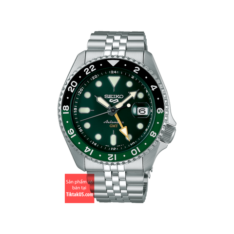 Đồng hồ nam Seiko 5 Sport automatic GMT SSK035 dây Jubilee Made in Japan SSK035J1