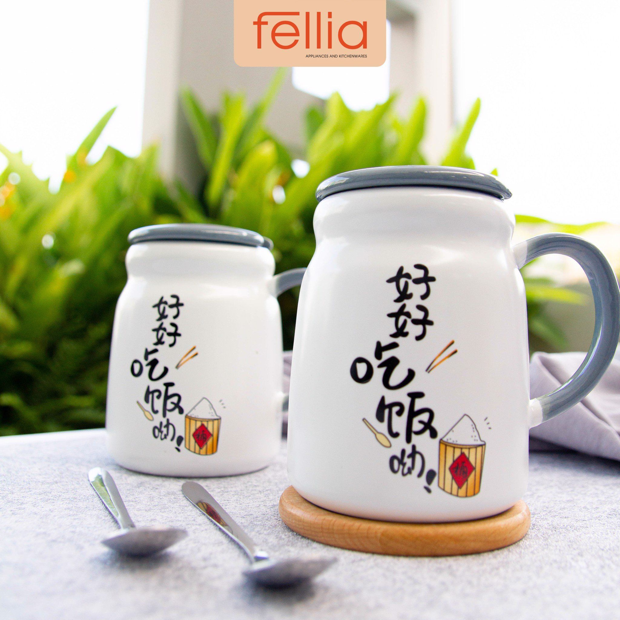 Ly sứ hàn quốc Fellia cao cấp 330ml _FEL10910