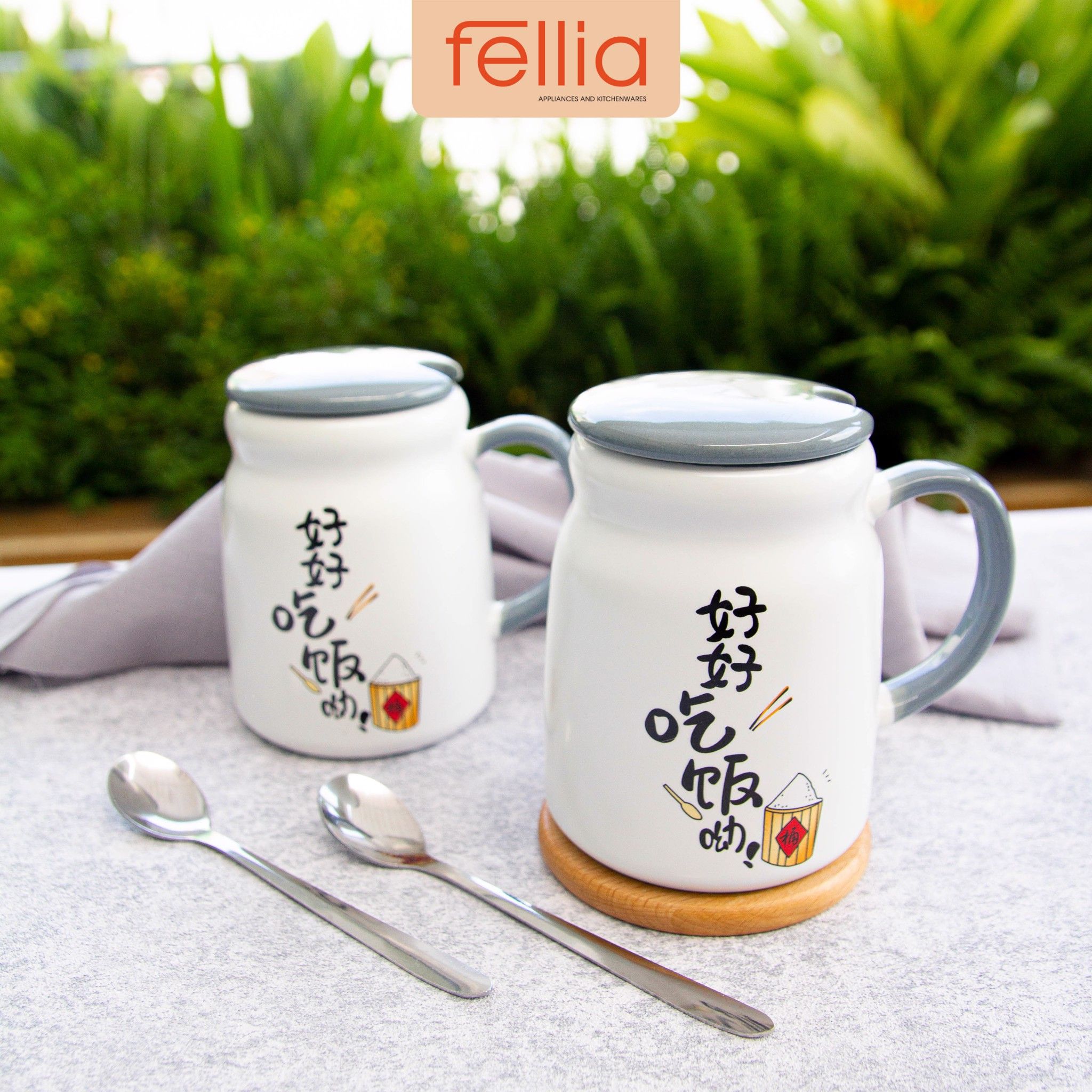 Ly sứ hàn quốc Fellia cao cấp 330ml _FEL10910