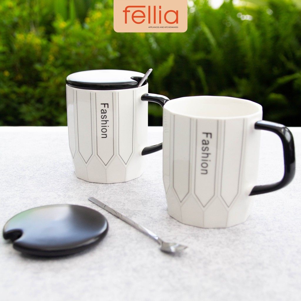 Ly sứ Fashion Life cao cấp Fellia_TRẮNG_ JSD1071