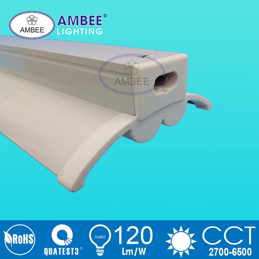 Tube LED T5 With Reflector Integrated Double 0m6 18W