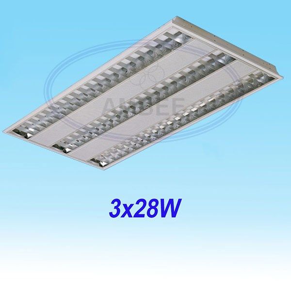 T5 Fluorescent Office Concealed 1M2/3x28W