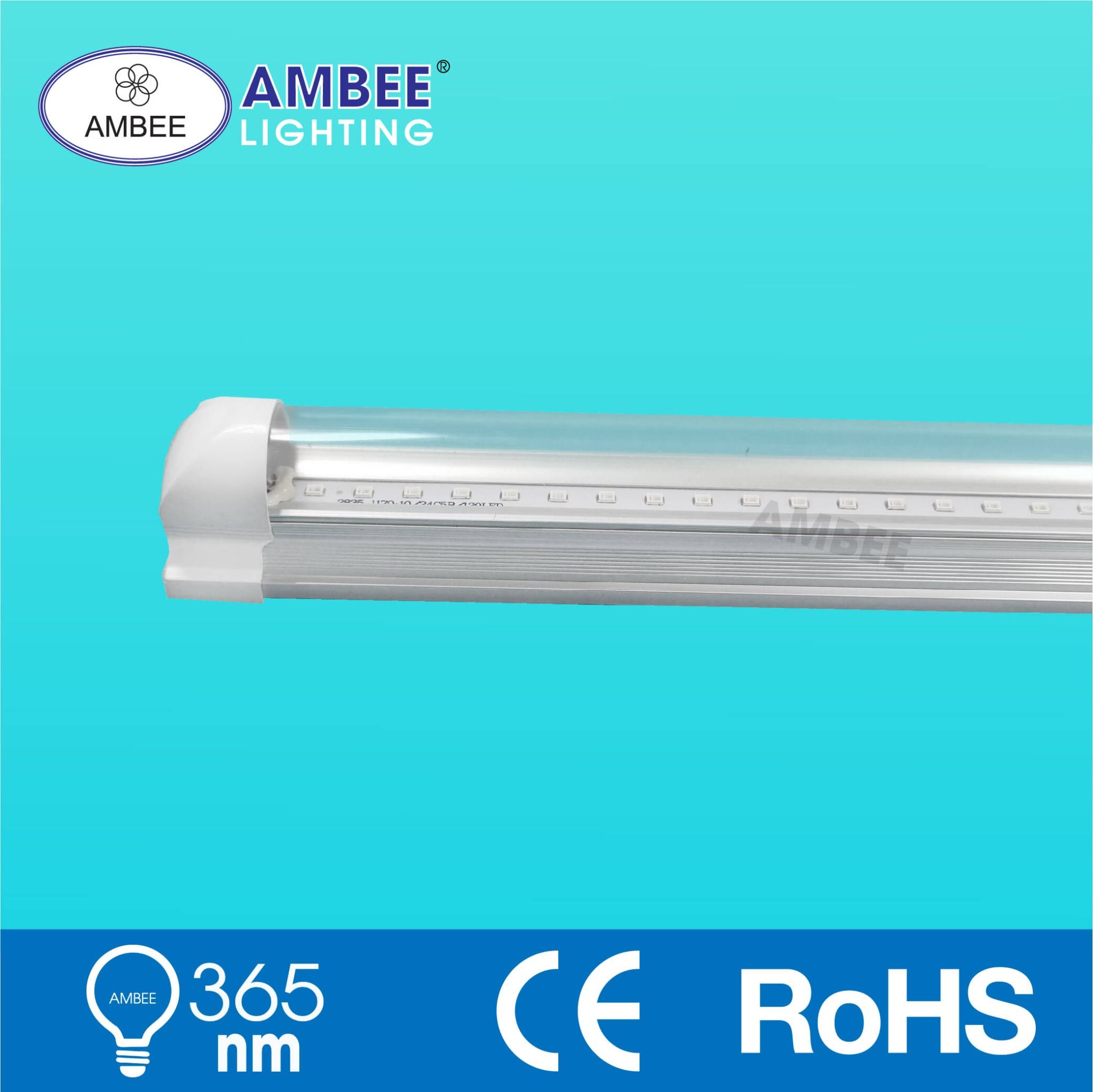 Bộ Đèn Led T8 Không Chóa 1m2 18w (Ánh sáng tím)