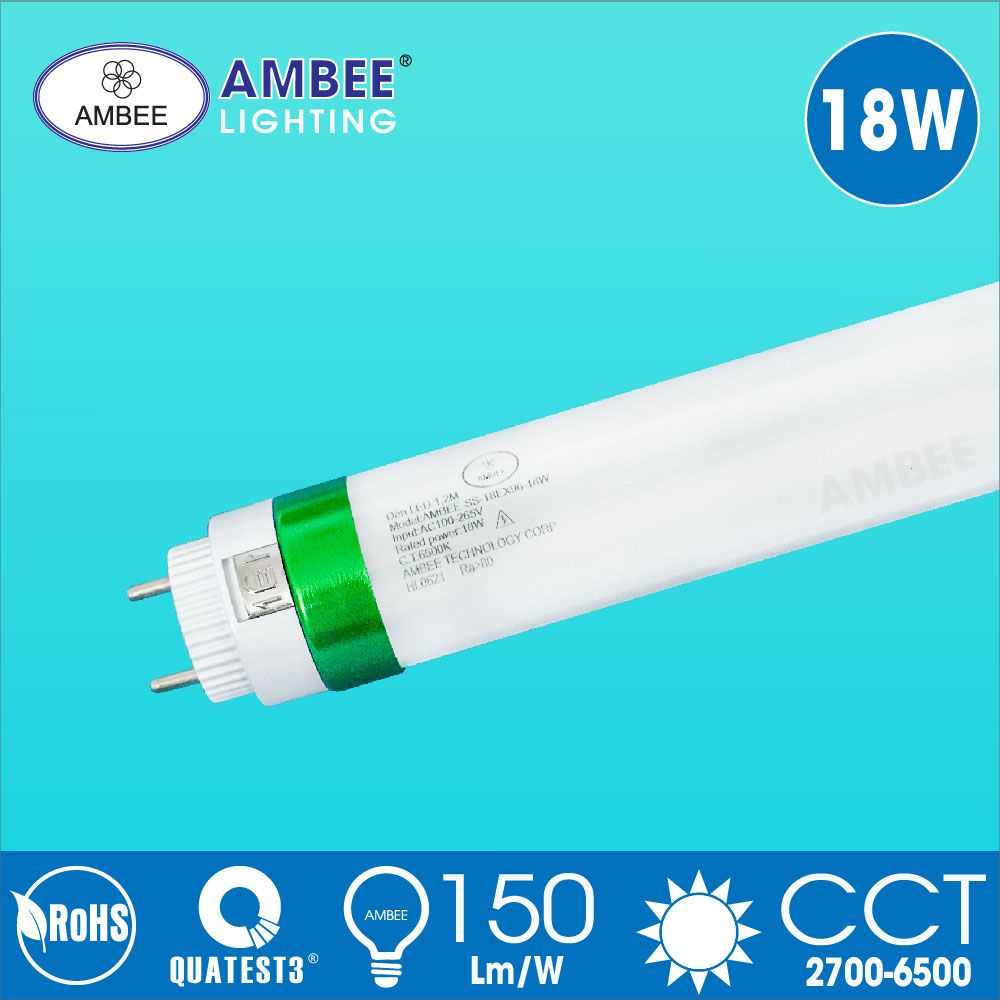 Đèn Tuýp Led 1m2 18w Đầu Xoay 150 Lm/W