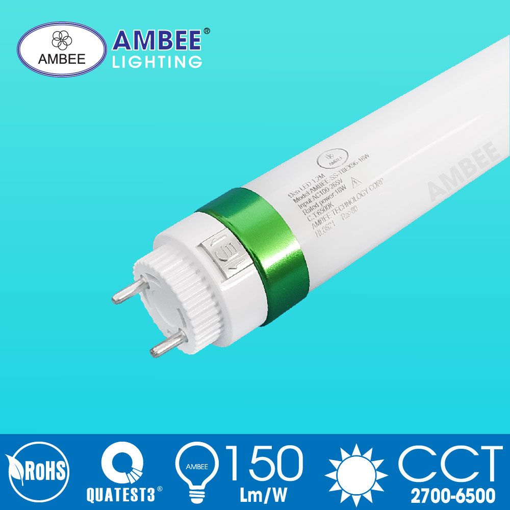 Đèn Tuýp Led 1m2 18w Đầu Xoay 150 Lm/W