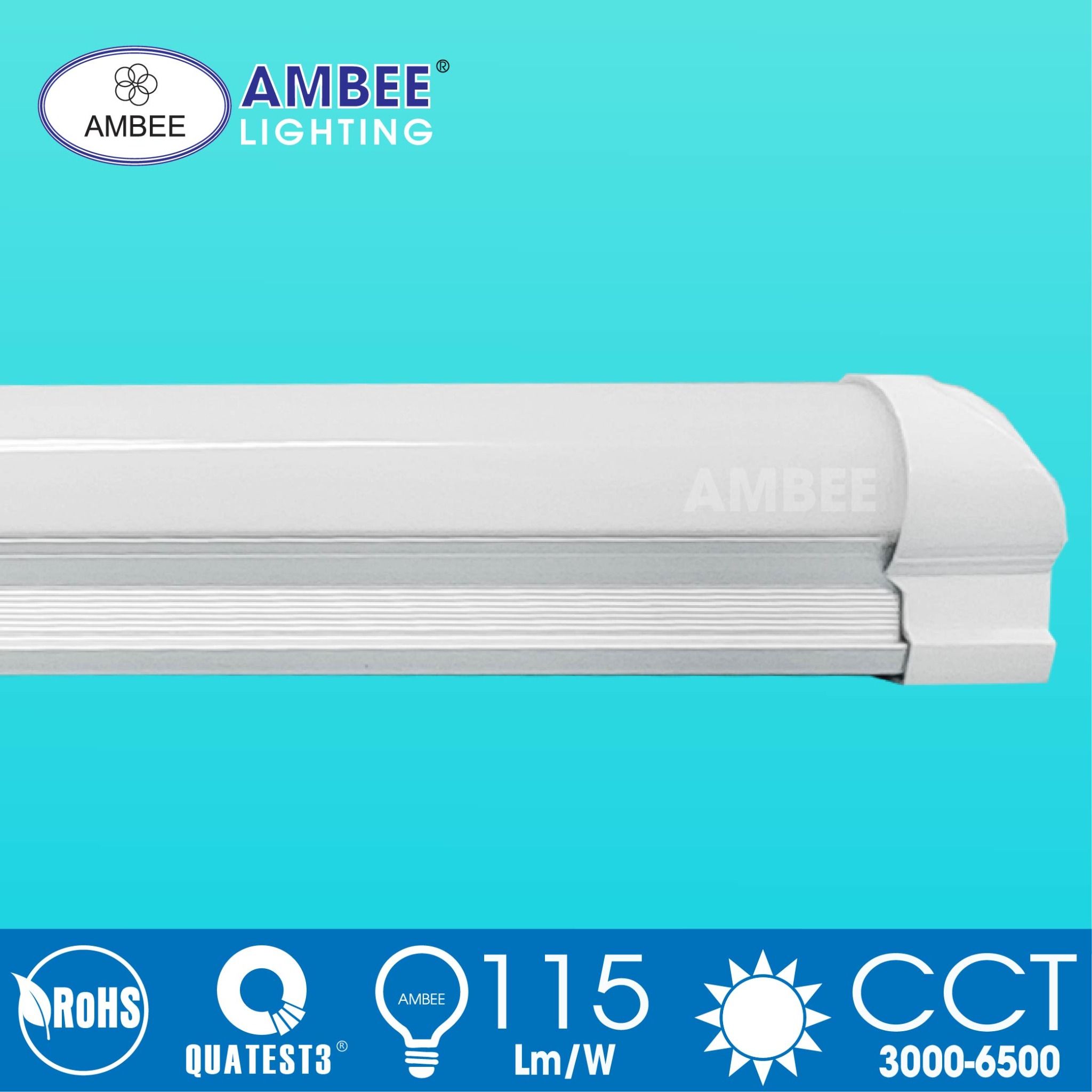 Bộ Đèn Led T8 Không Chóa 0m6 9w