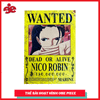 Thẻ bài One Piece phản quang 7 màu  nhân vật NICO ROBIN hot 2020