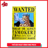 Thẻ bài One Piece phản quang 7 màu  nhân vật SMOKER hot 2020