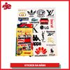 Sticker đa năng Logo thương hiệu nổi tiếng 006-(20 hình)-Chống thấm nước,dùng để dán mũ bảo hiểm, laptop,điện thoại...