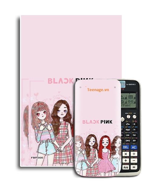 Decal trang trí máy tính Casio/Vinacal Nhóm BlackPink 005