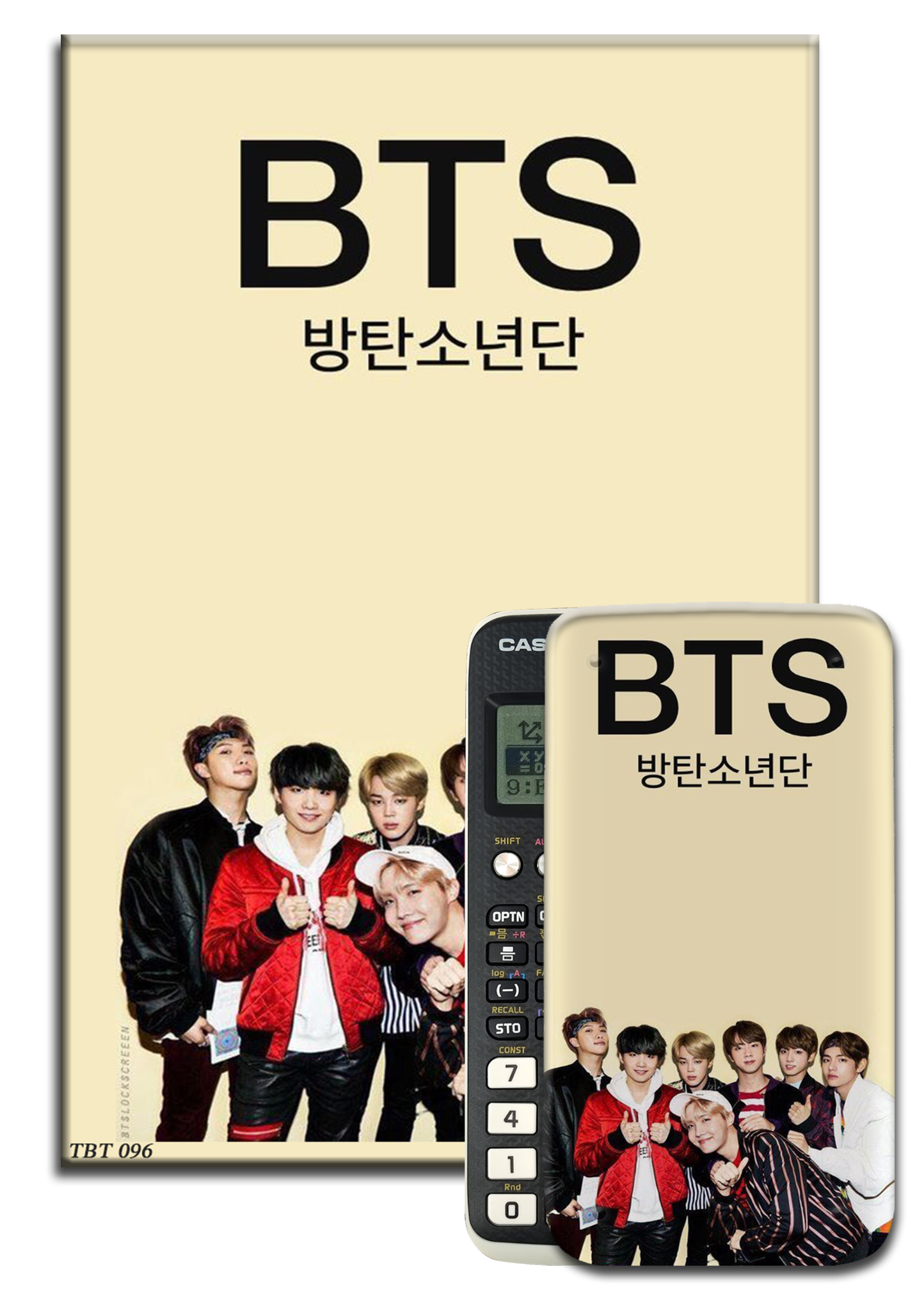 Decal máy tính Casio Fan BTS 096