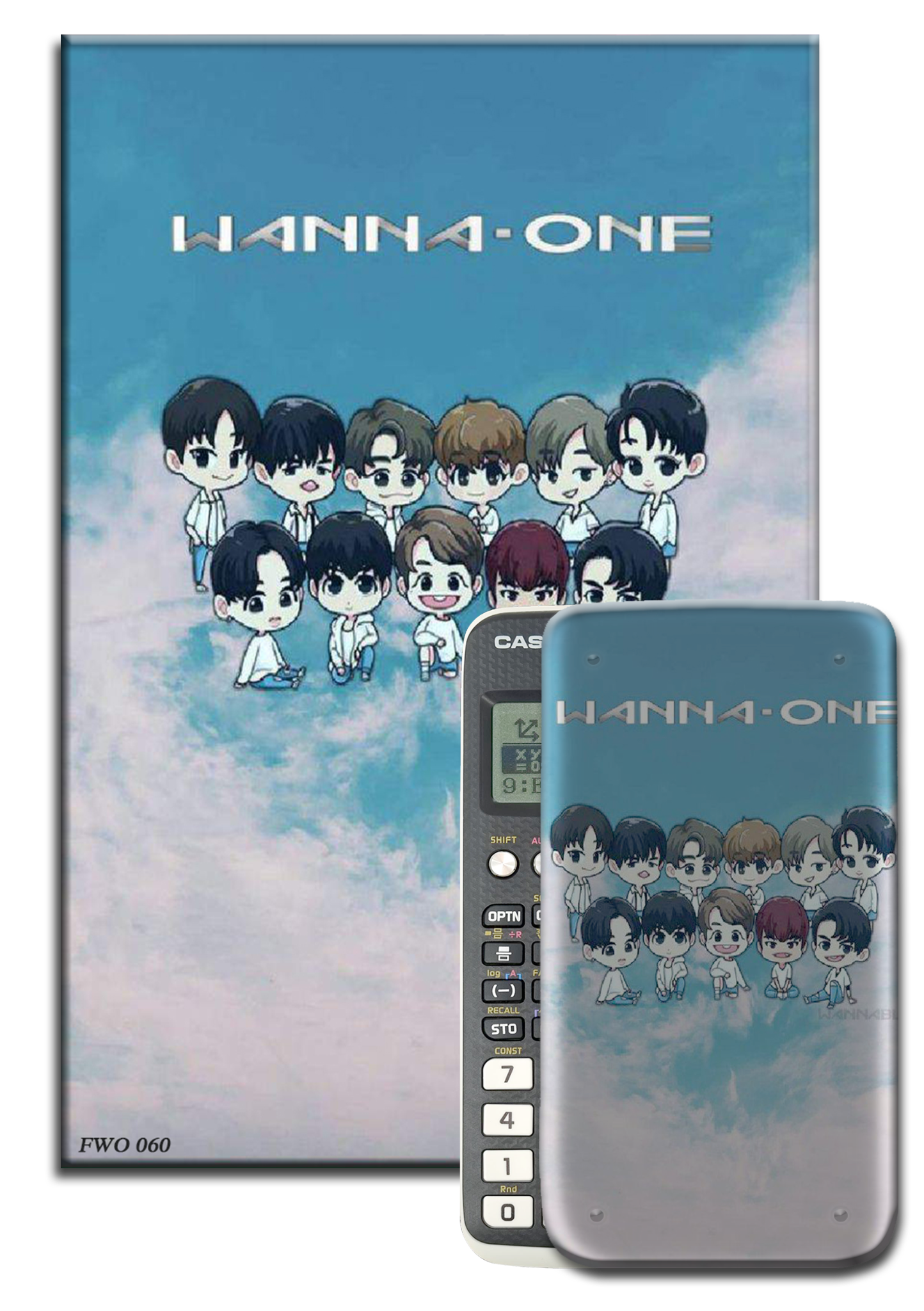 Decal máy tính Casio  Fan Wanna One 060