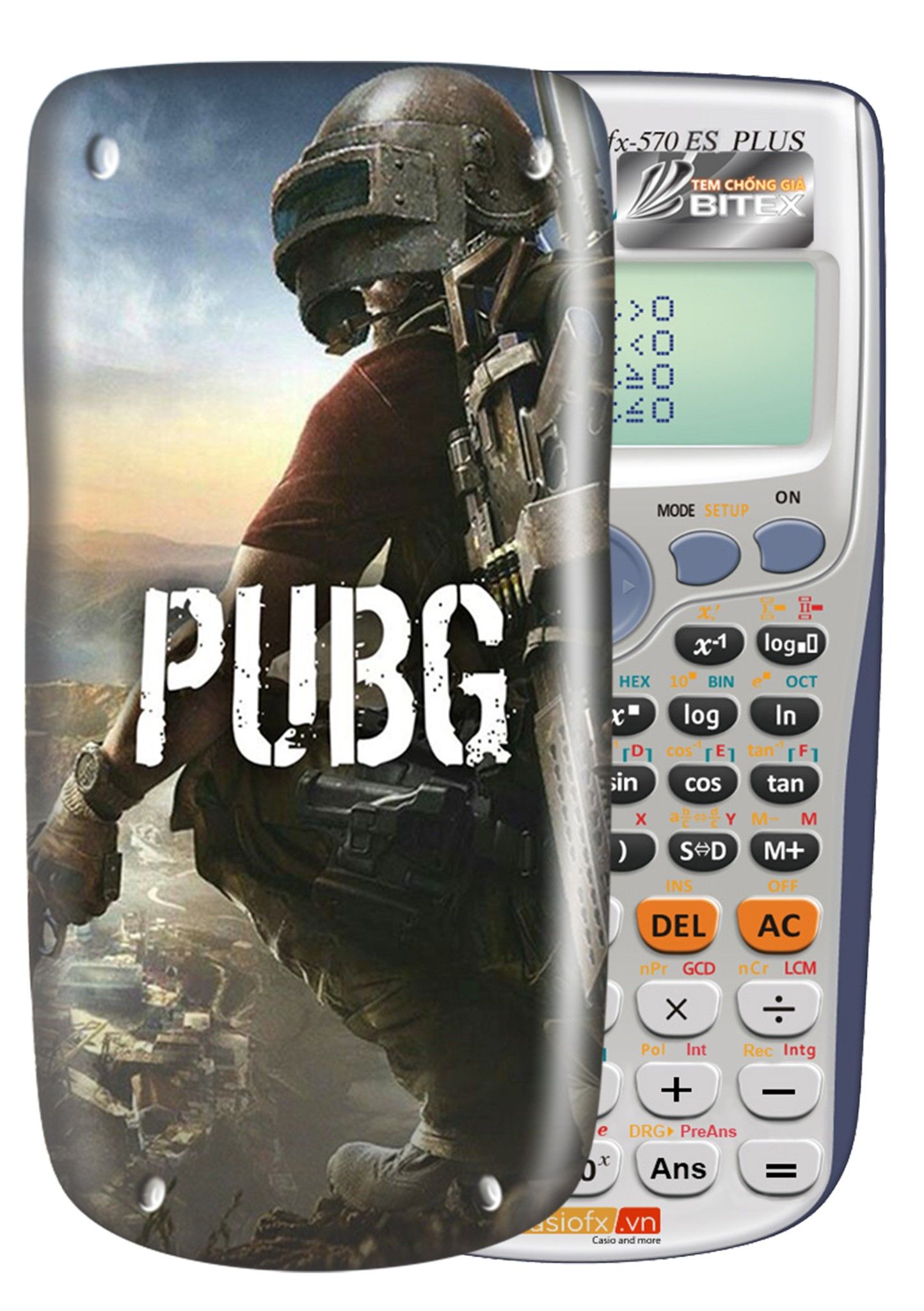 Nắp máy tính Casio Game PUBG 004