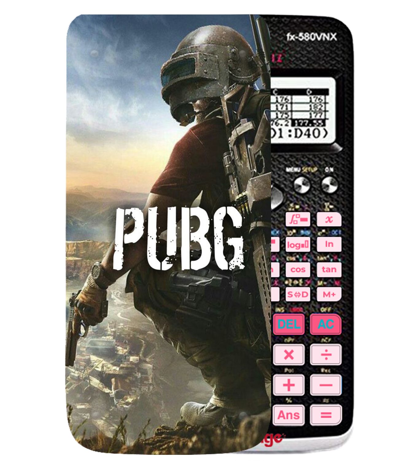 Ốp máy tính Casio FX 580 VNX game Pubg 004