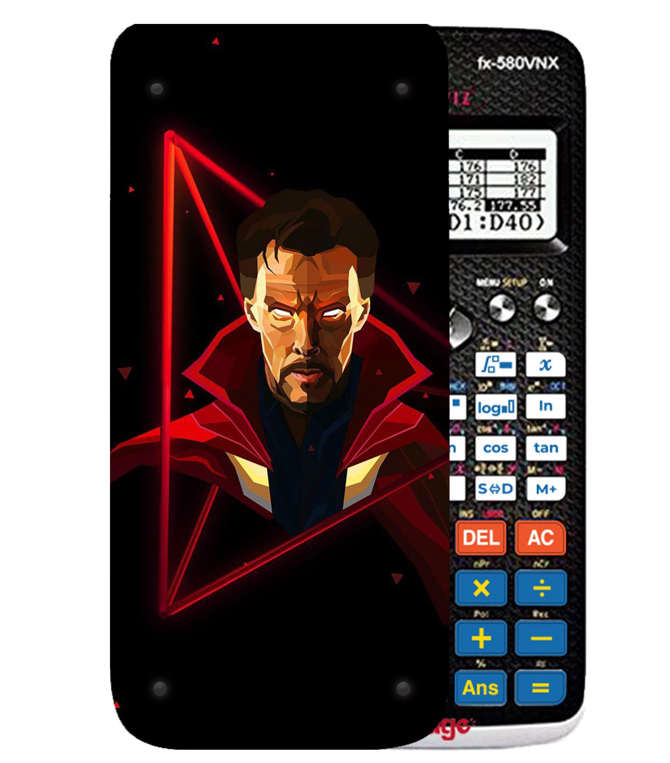 ỐP  máy tính Casiofx 580  Doctor STRANGE - Phù Thuỷ Tối Thượng