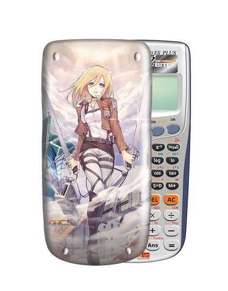 Nắp máy tính Casio Attack On Titan 004