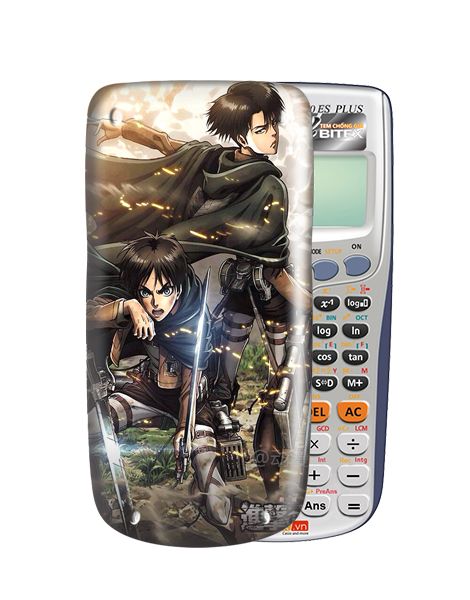 Nắp máy tính Casio Attack On Titan 005