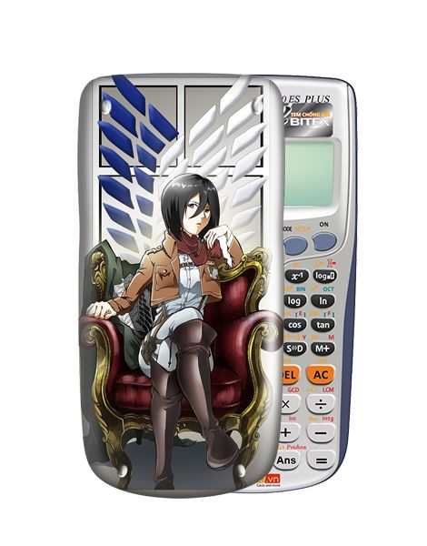 Nắp máy tính Casio Attack On Titan 007