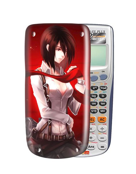 Nắp máy tính Casio Attack On Titan 008