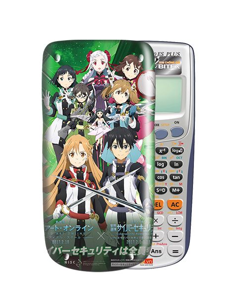 Nắp máy tính Casio nhân vật hoạt hình Sword Art Online  022