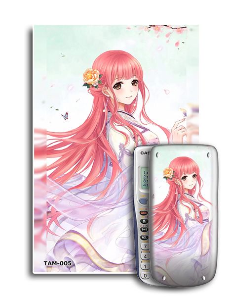 Decal máy tính Casio Nhân vật Anime 005