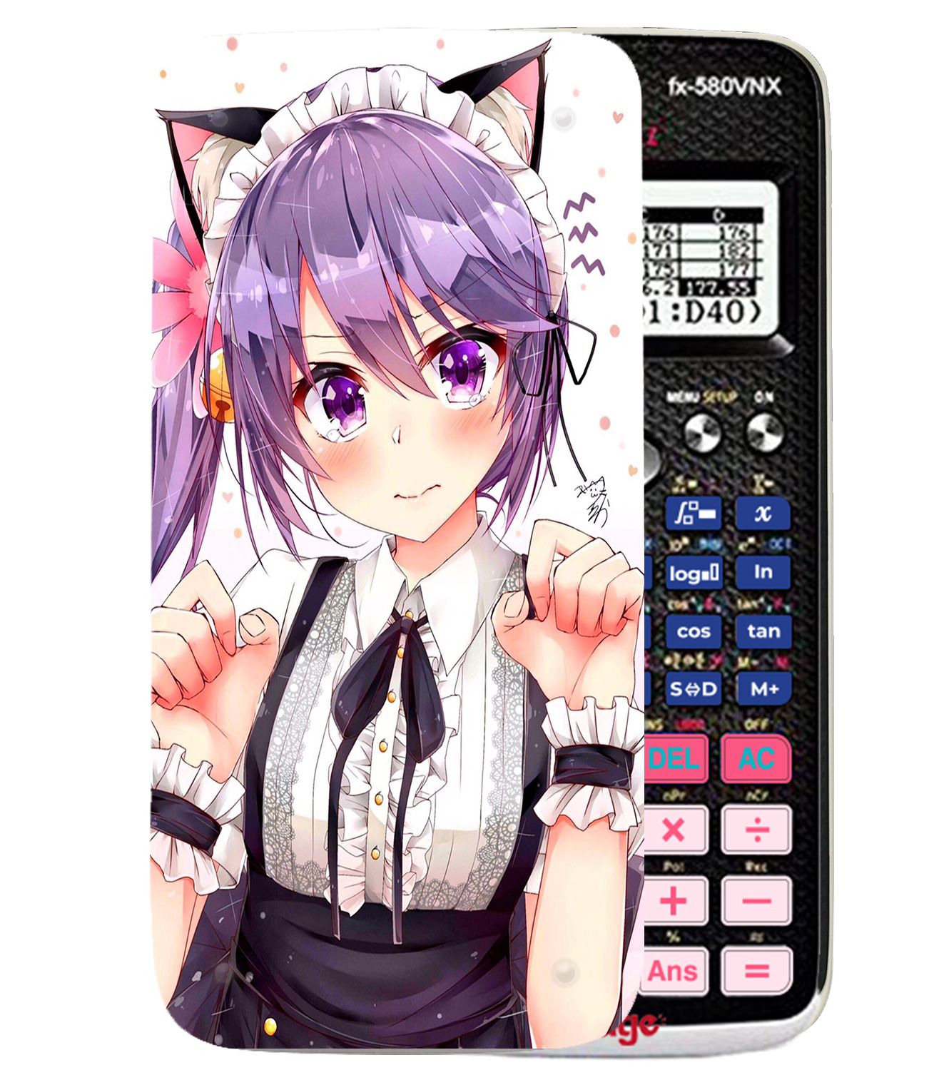 Ốp máy tính Casio FX 580 VNX Nhân vật Anime TAM 050