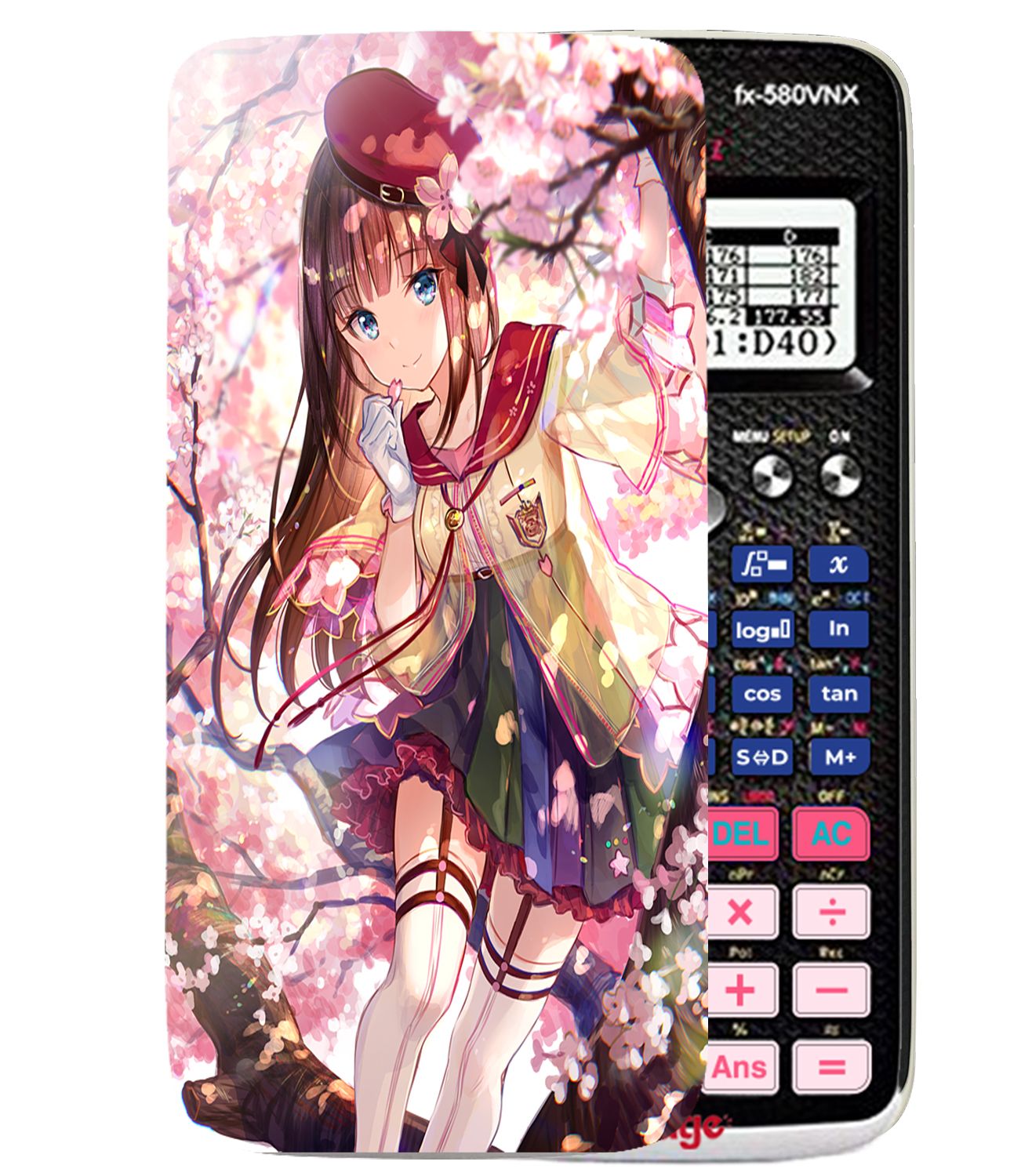 Ốp máy tính Casio FX 580 VNX Nhân vật Anime TAM 051