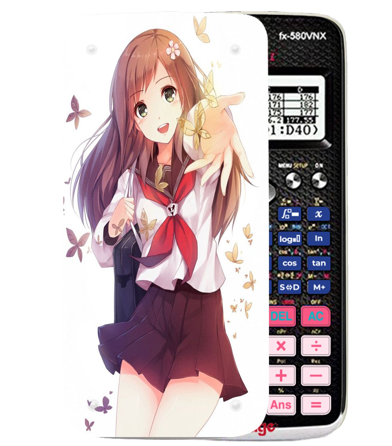 Ốp máy tính Casio FX 580 VNX Nhân vật Anime TAM 057