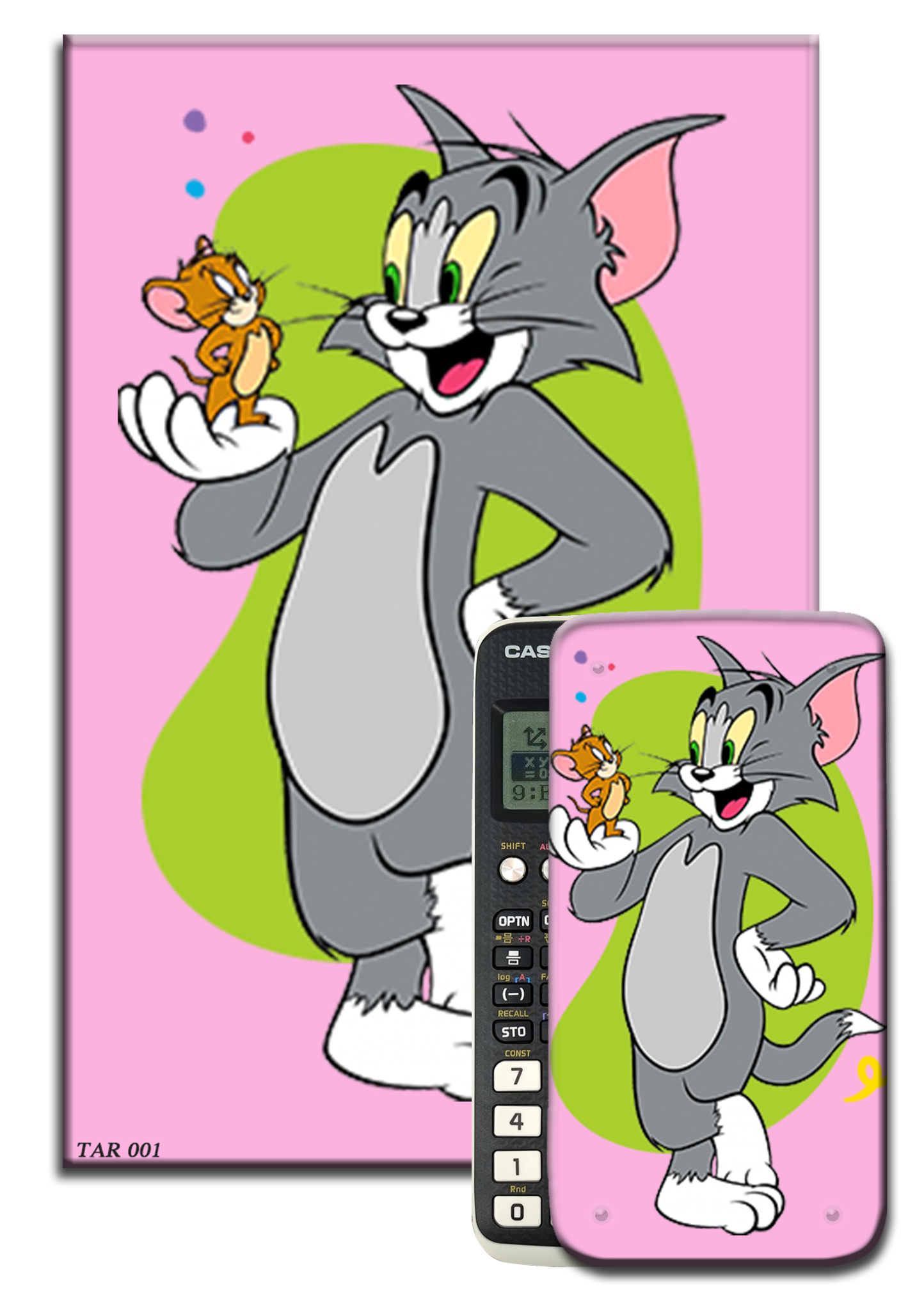 Decal máy tính Casio Nhân Vật Hoạt Hình Tom And Jerry