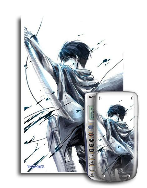 Decal máy tính Casio Nhân vật truyện tranh Attack on Titan 001